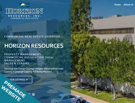 Website Design for a Property Management Company in California.